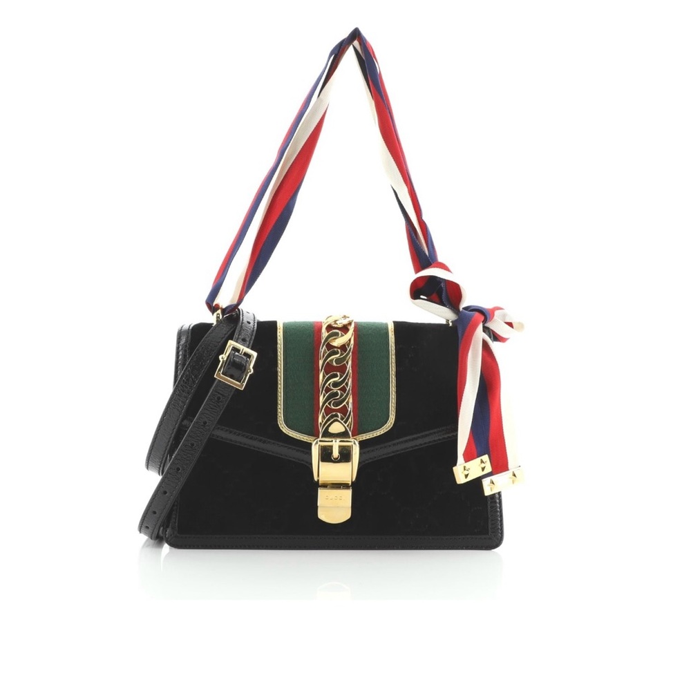 Gucci Sylvie GG purse Velvet